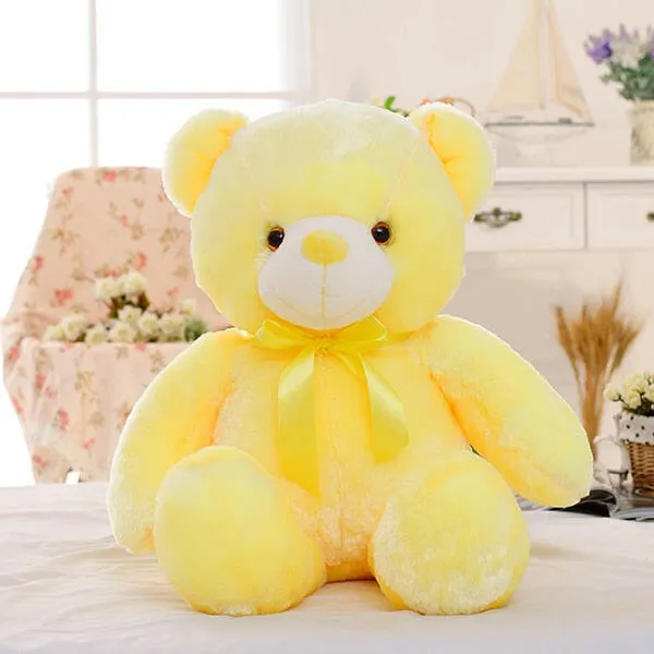 32-50cm Luminous Creative Light Up LED Teddy Bear Plush Decor