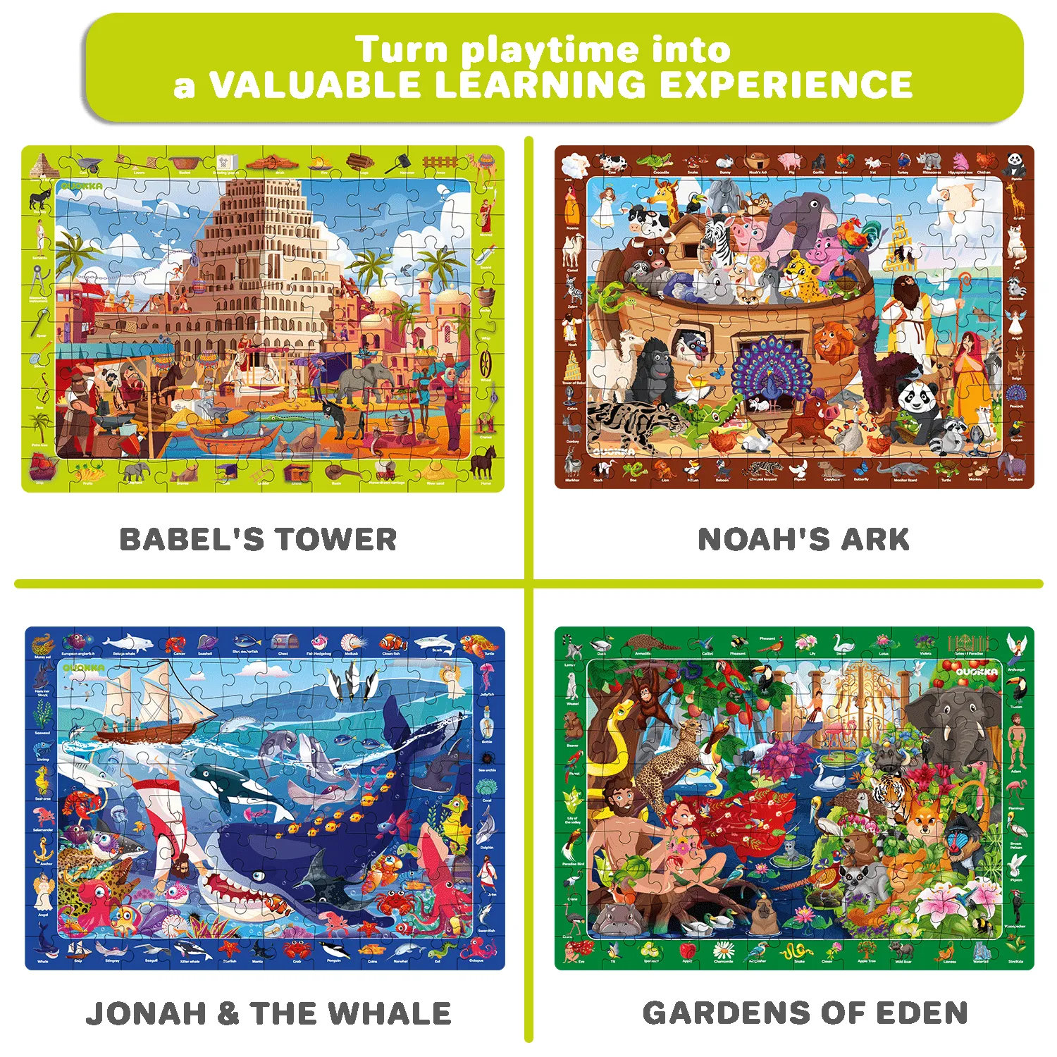 60 Piece Puzzles for Kids | Religion Set