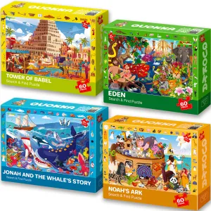 60 Piece Puzzles for Kids | Religion Set