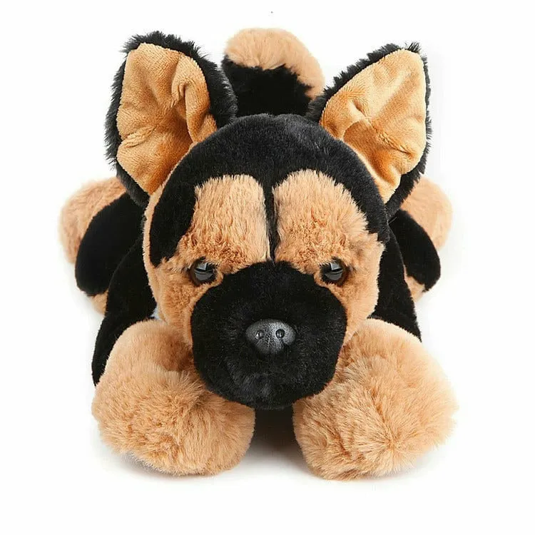 Adopt A Pets 15" Toy Plush Lying German Shepherd
