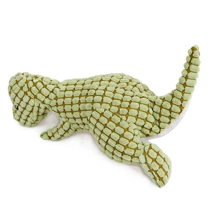 Adorable Plush Dinosaur Squeaky Dog Toy