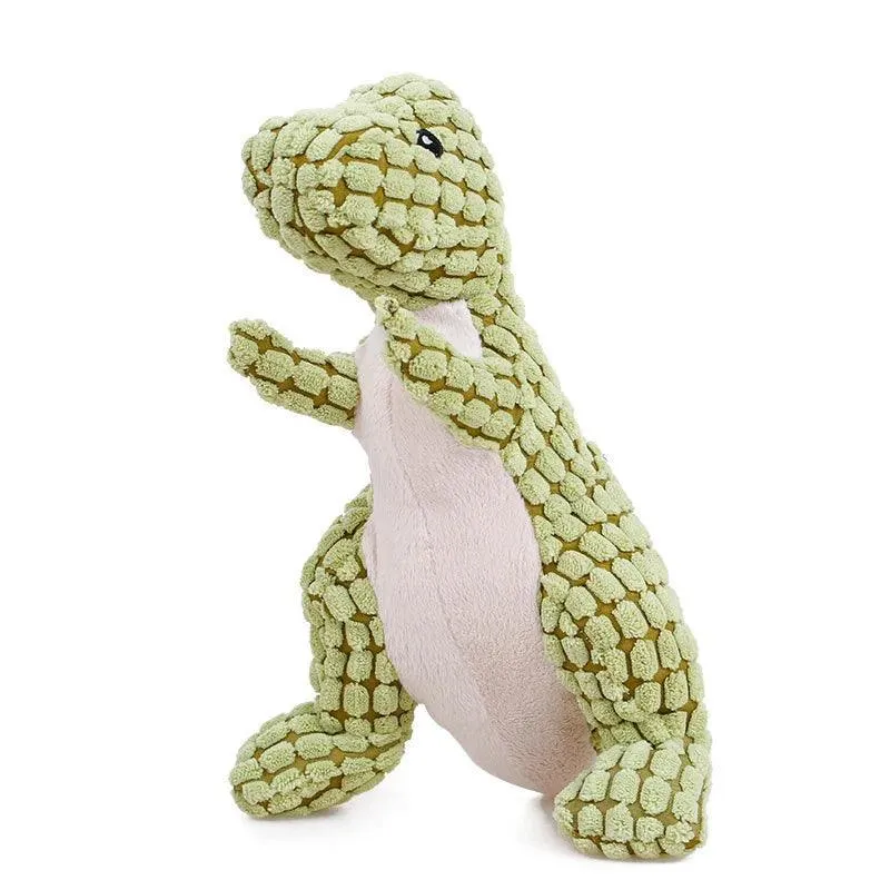 Adorable Plush Dinosaur Squeaky Dog Toy