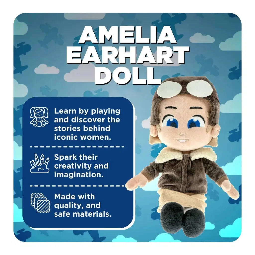 Amelia Earhart Interactive Plush