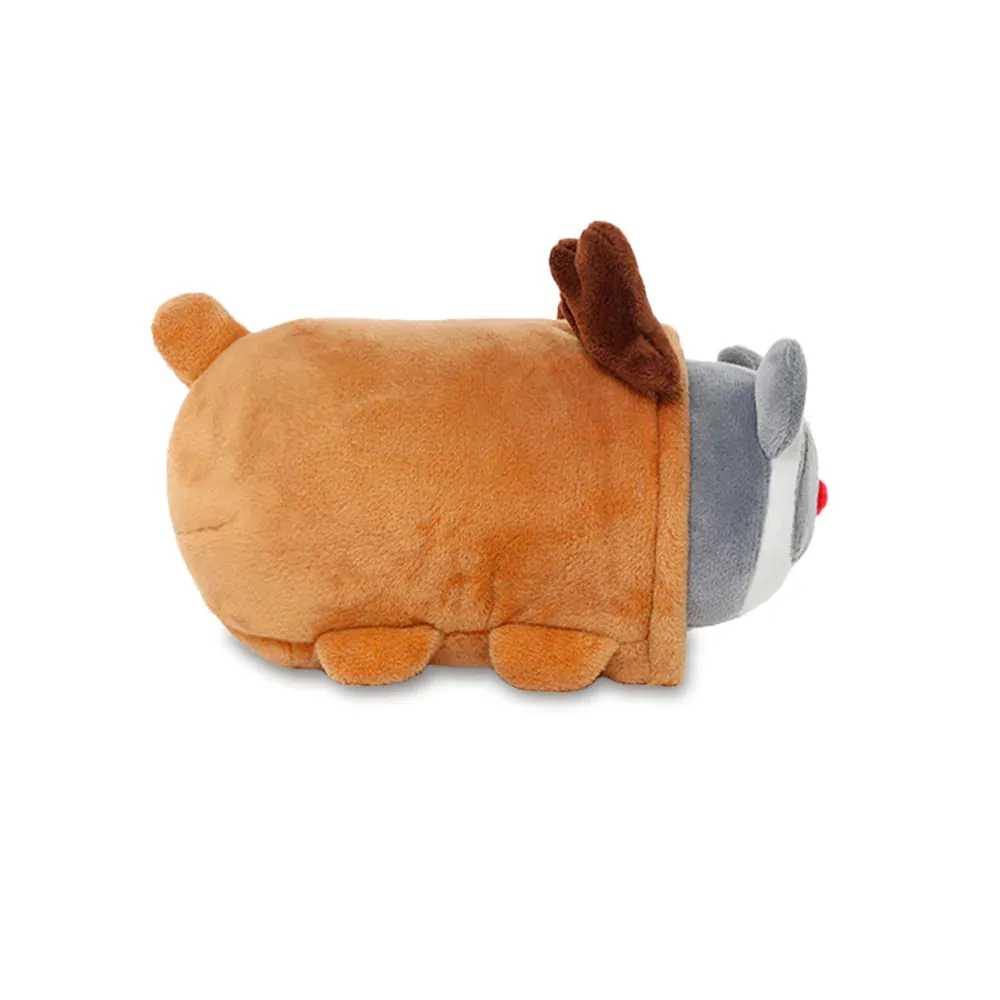 Anirollz™ Christmas Pandaroll Reindeer Blanket Plush