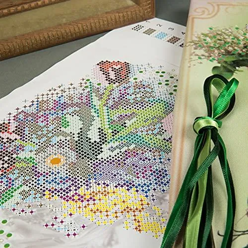 Beadwork kit B-641 "Spring", Bead Embroidery, Needlepoint, Handcraft kit, DIY Beaded Painting 3D, Tapestry Beaded Cross Stitch kit, Beadwork