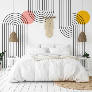 Boho Line Arch & Sun Stencil Kit