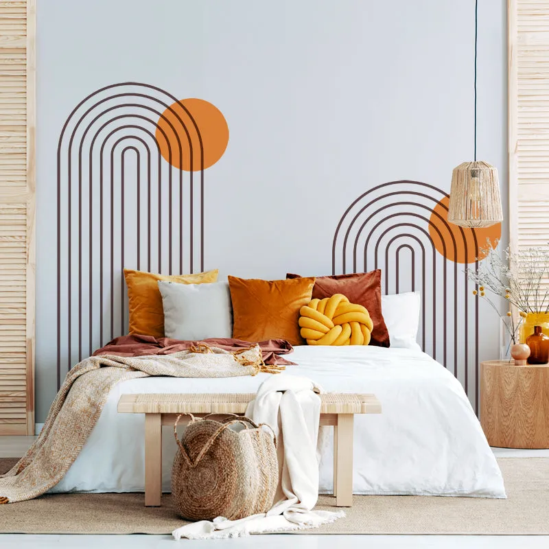 Boho Line Arch & Sun Stencil Kit