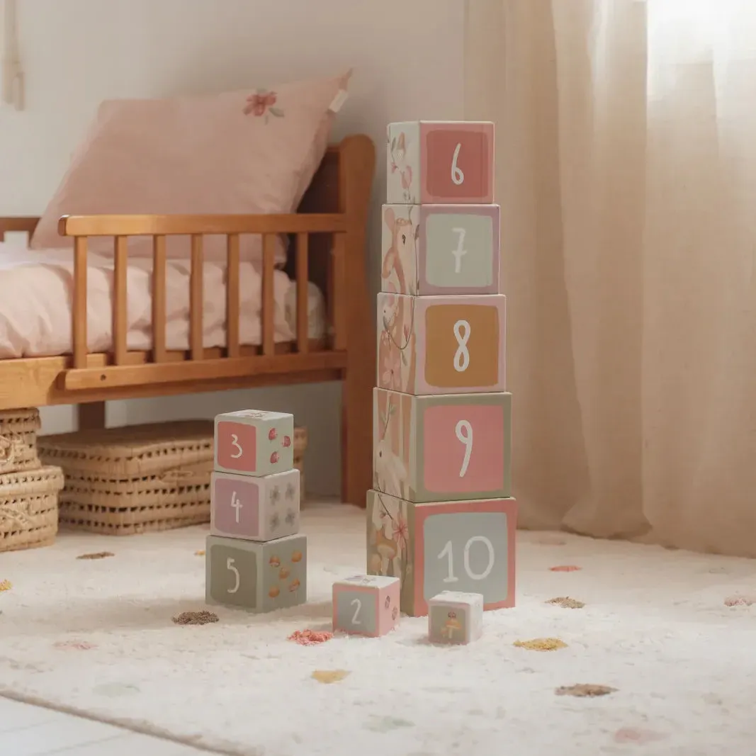 Building Cube Blocks Cardboard - Fairy Garden