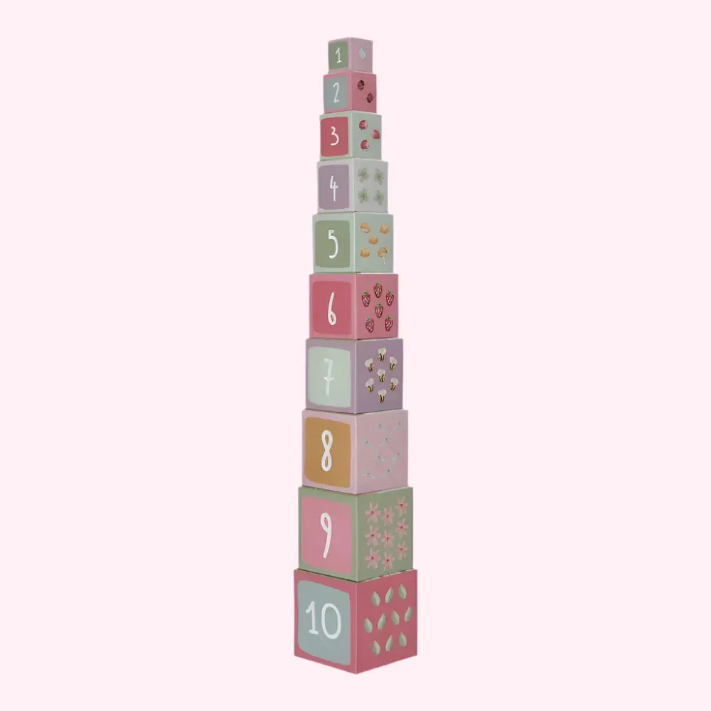 Building Cube Blocks Cardboard - Fairy Garden