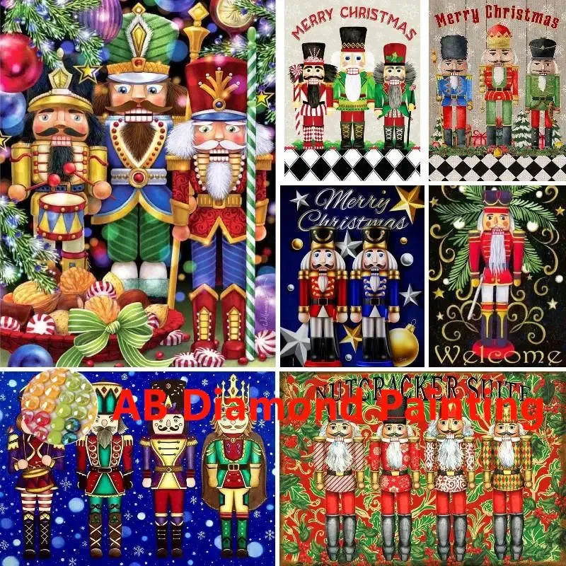 Christmas Nutcracker On Guard - Holiday Diamond Painting, Full Round/Square 5D Diamonds