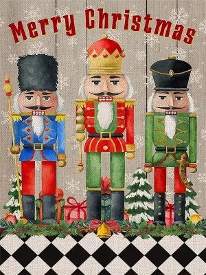Christmas Nutcracker On Guard - Holiday Diamond Painting, Full Round/Square 5D Diamonds