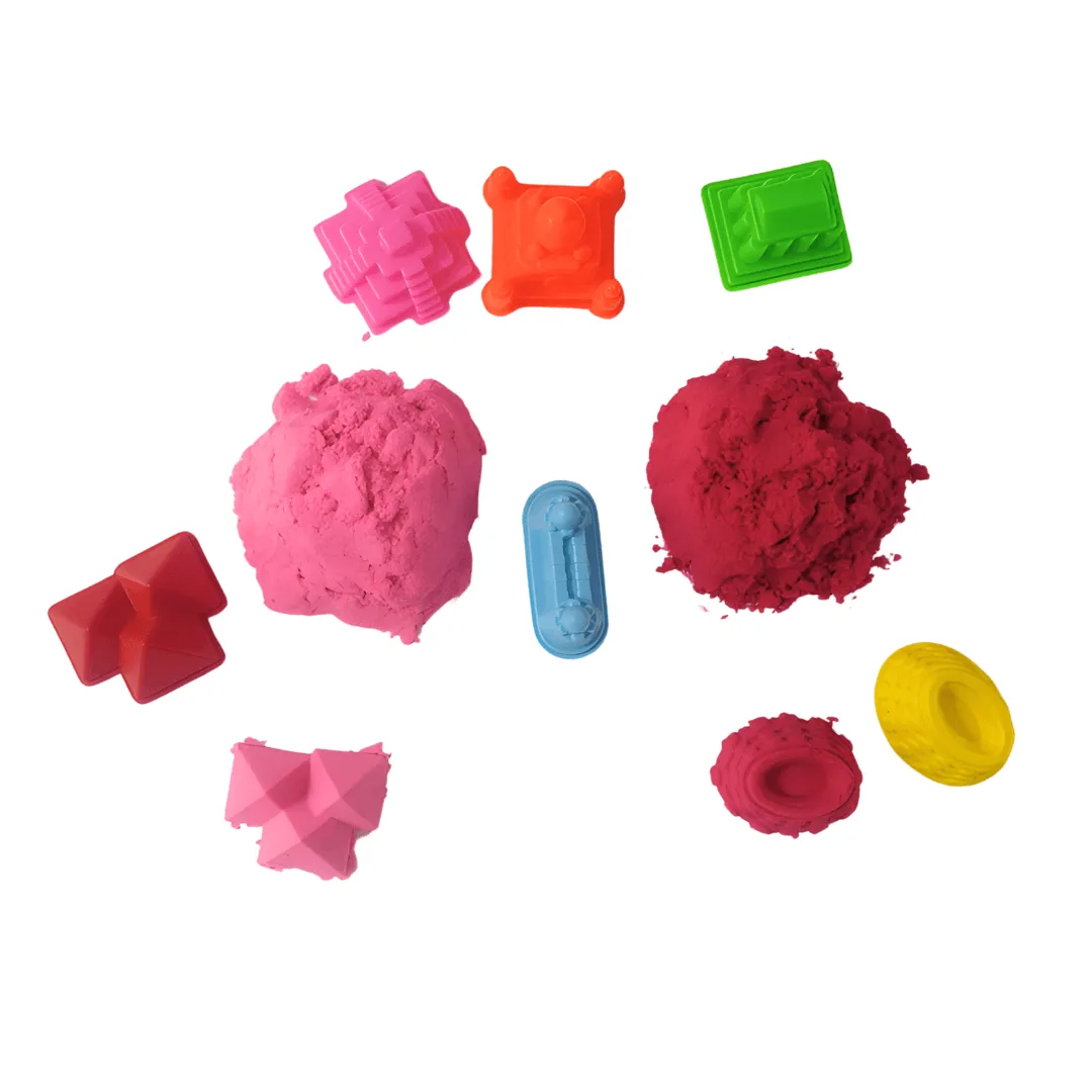 Colourful Miracle Sand with moulding Castle