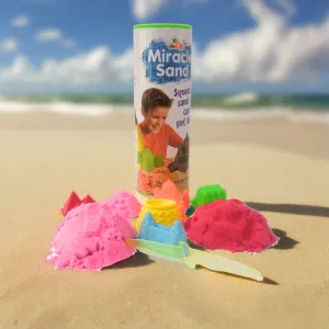 Colourful Miracle Sand with moulding Castle