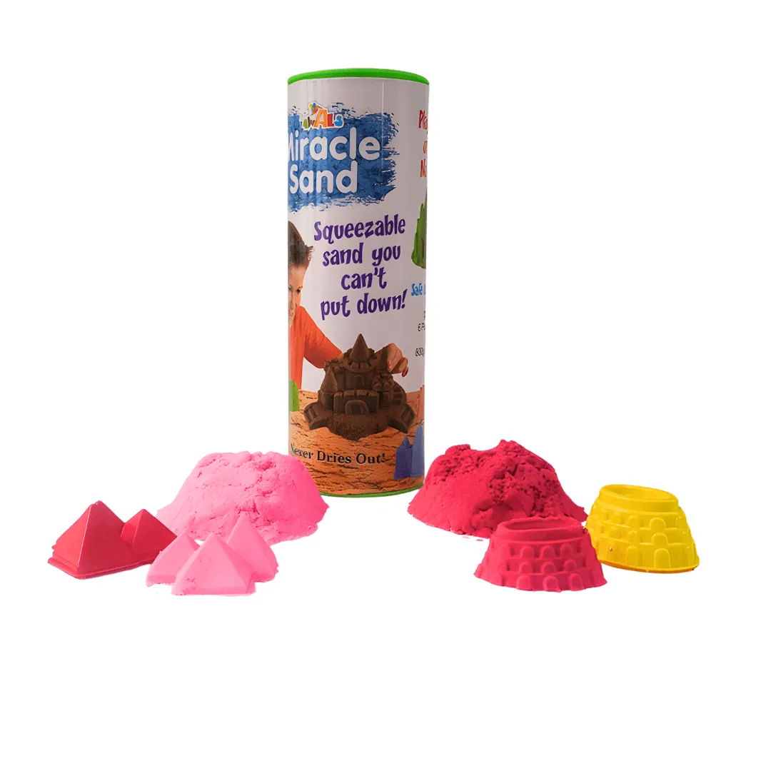 Colourful Miracle Sand with moulding Castle