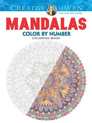 Creative Haven Mandalas Color by Number Coloring Book (Creative Haven Coloring Books)