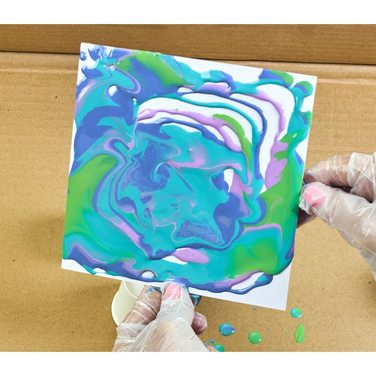 Creativity for Kids Do Art Paint Pour Studio