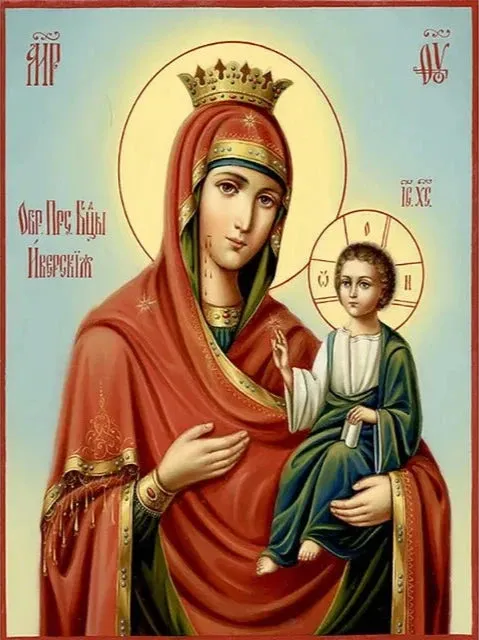 Crowned Madonna - Religious Diamond Painting, Full Round/Full Square 5D Diamonds, Virgin Mary Portrait