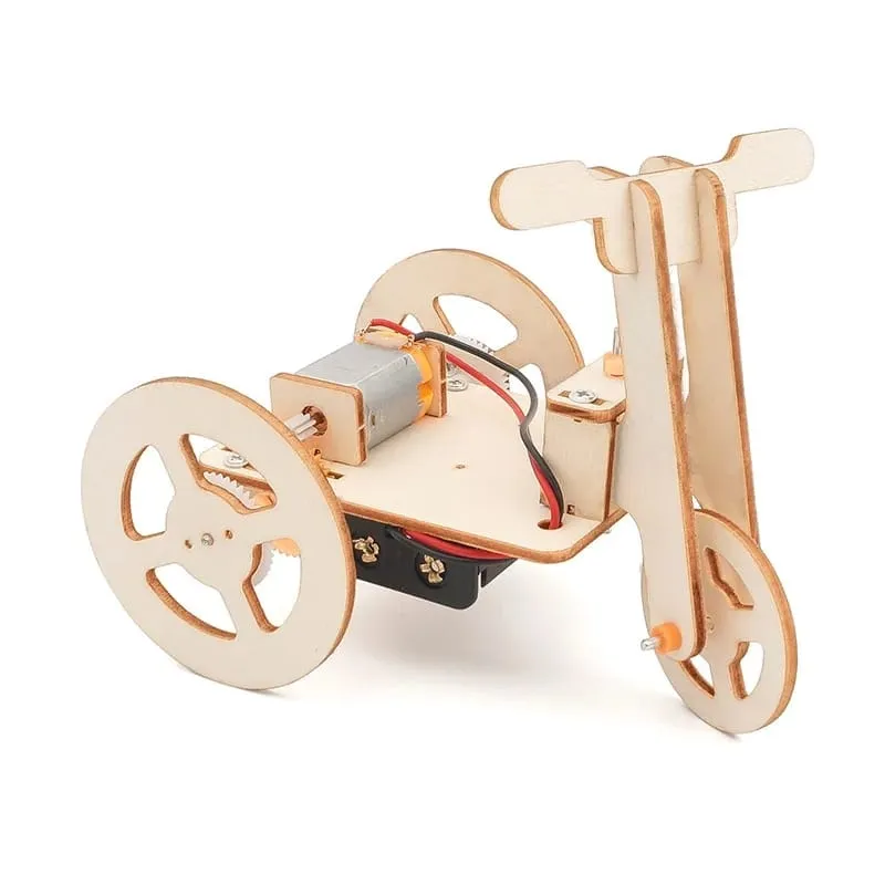 DIY STEM Electric Bicycle Wooden Experiment Kit - 567