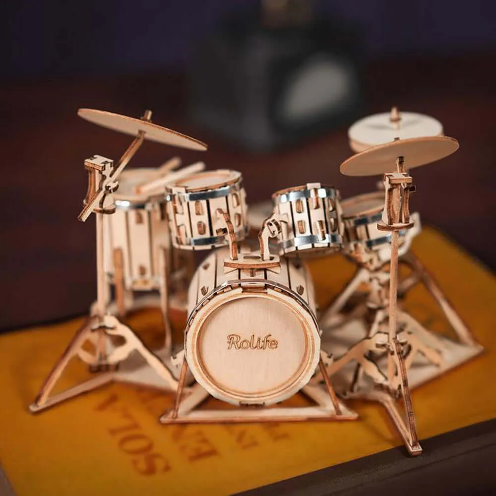 Drum Kit 3D DIY Model | Kidstoylover - Engaging & Educational