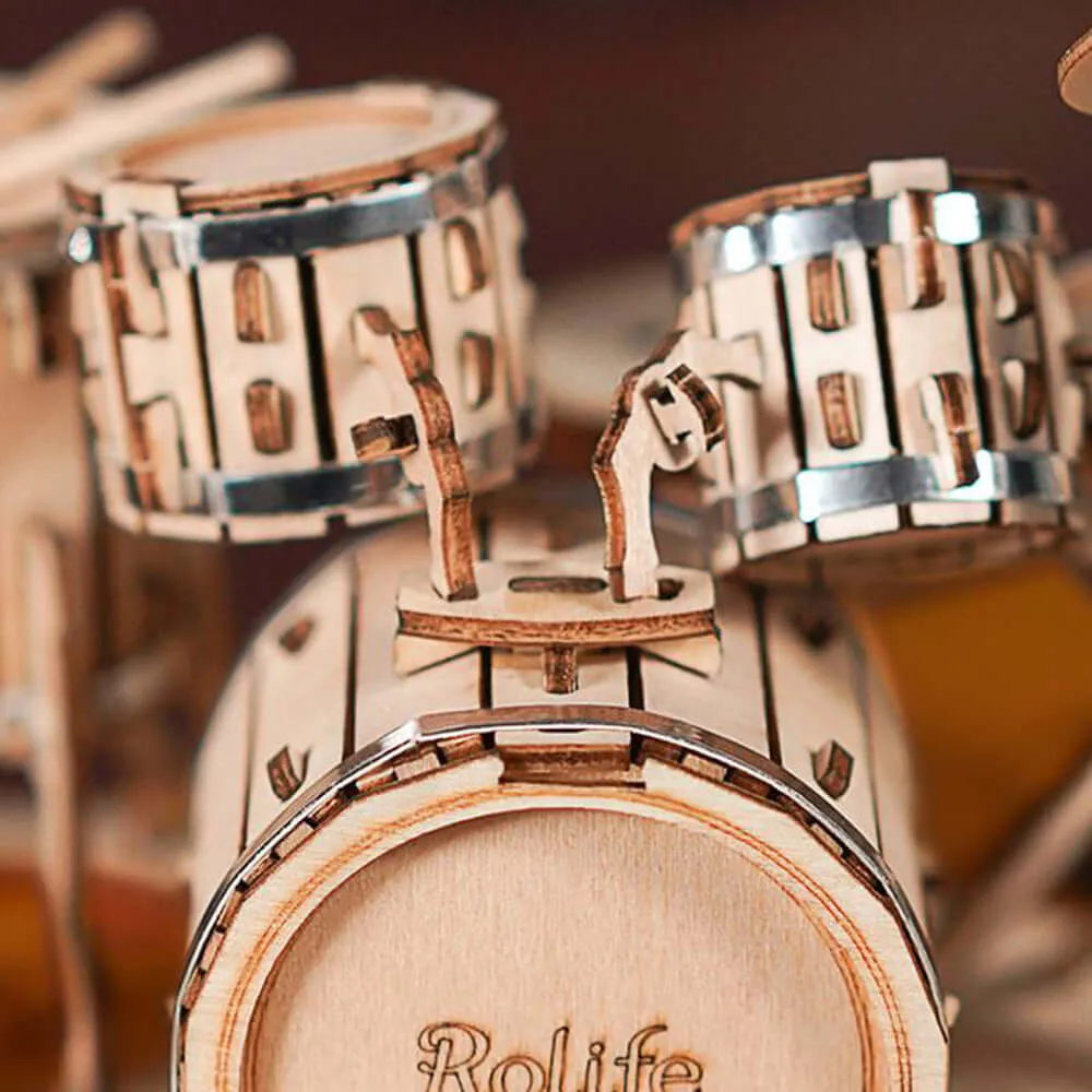 Drum Kit 3D DIY Model | Kidstoylover - Engaging & Educational
