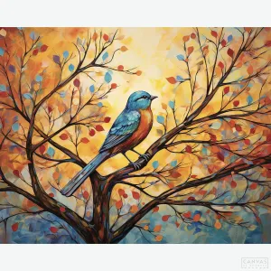 Eastern Bluebird Diamond Painting Kit