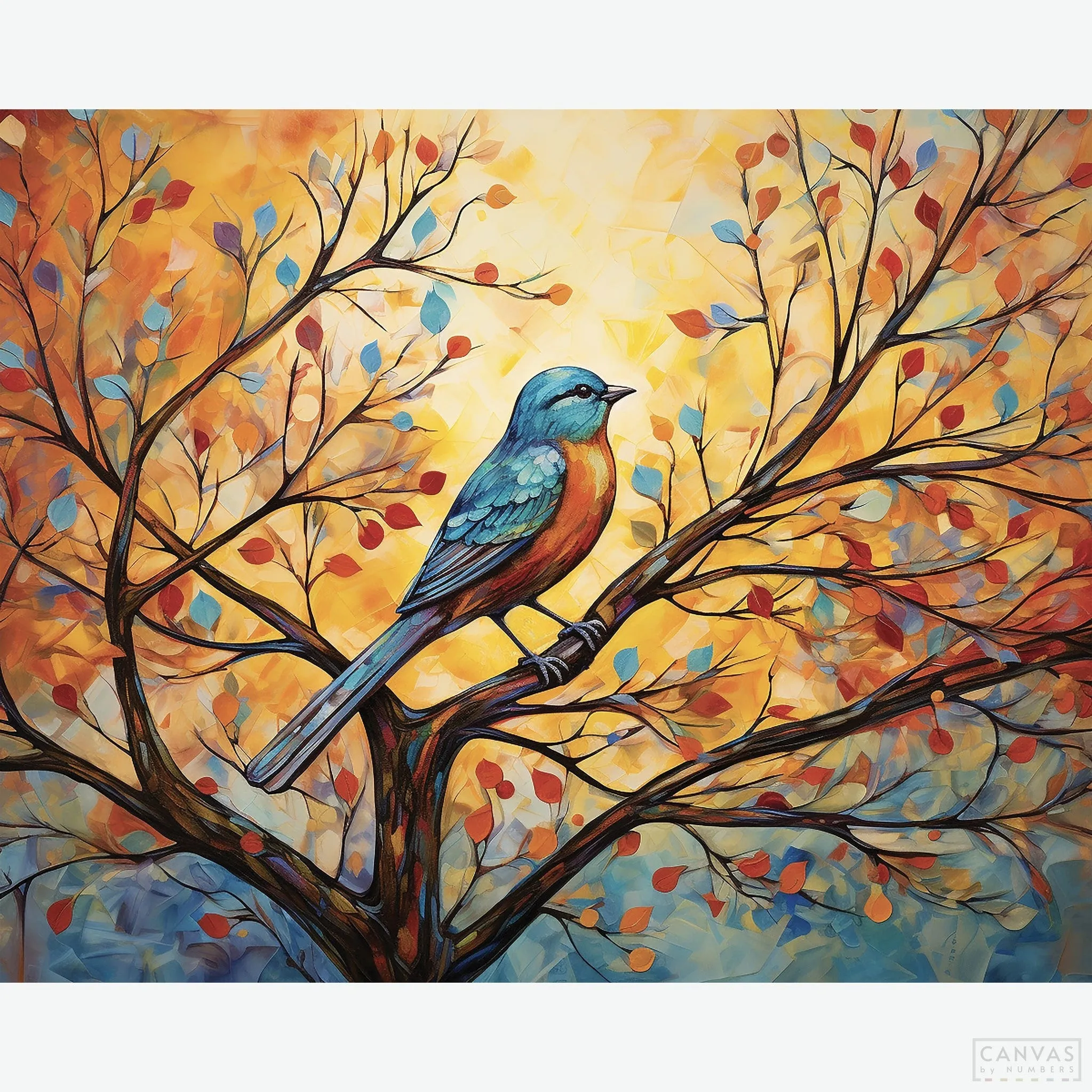 Eastern Bluebird Diamond Painting Kit