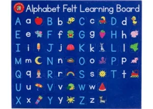 Felt Learning Board Alphabet