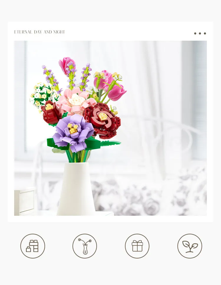 Flora ARTS&CRAFTS Flowers Building Set