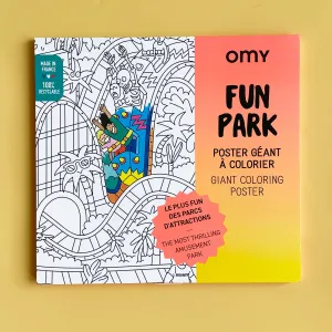 Fun Park Giant Coloring Poster
