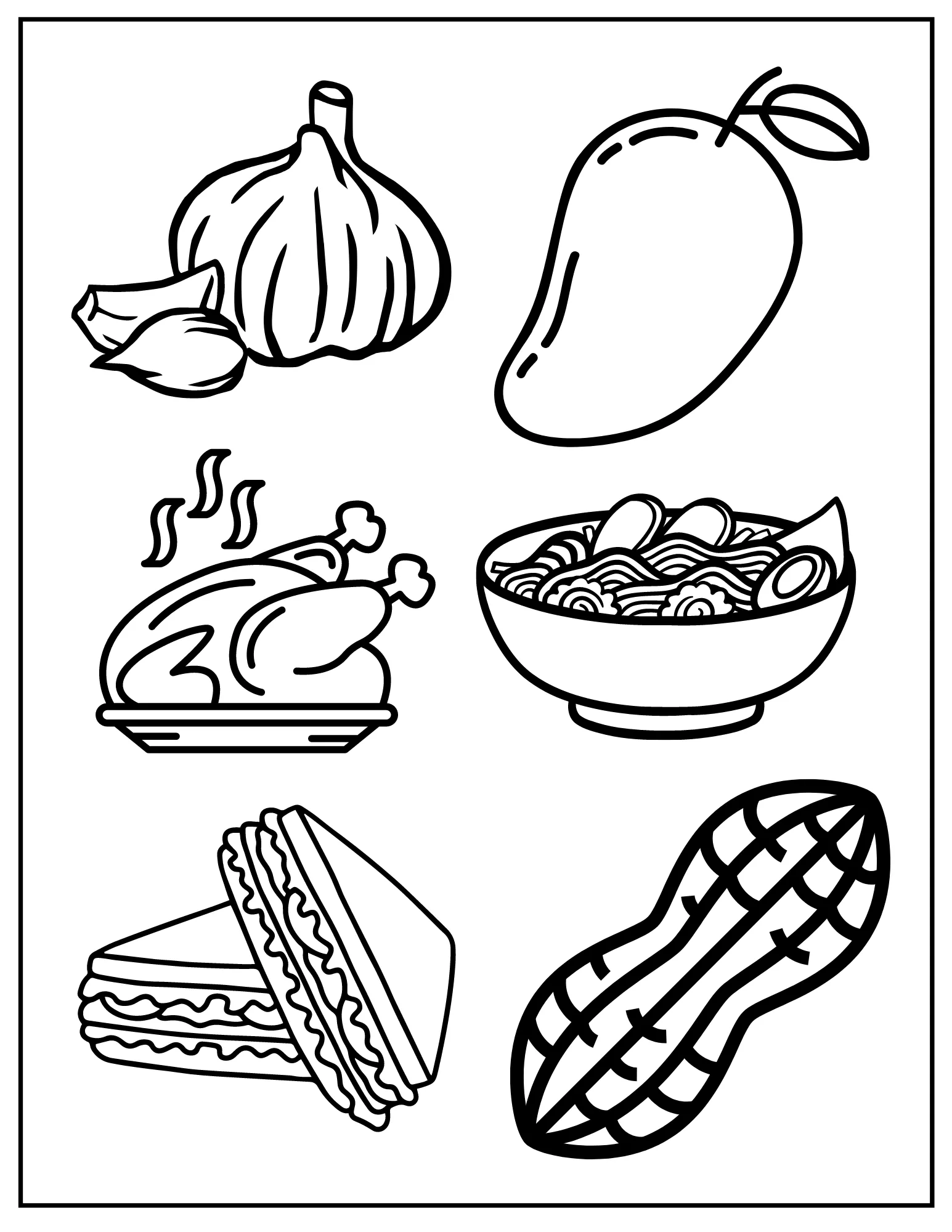 Gobble Till You Wobble: Thanksgiving Feast Coloring Adventure (PDF)