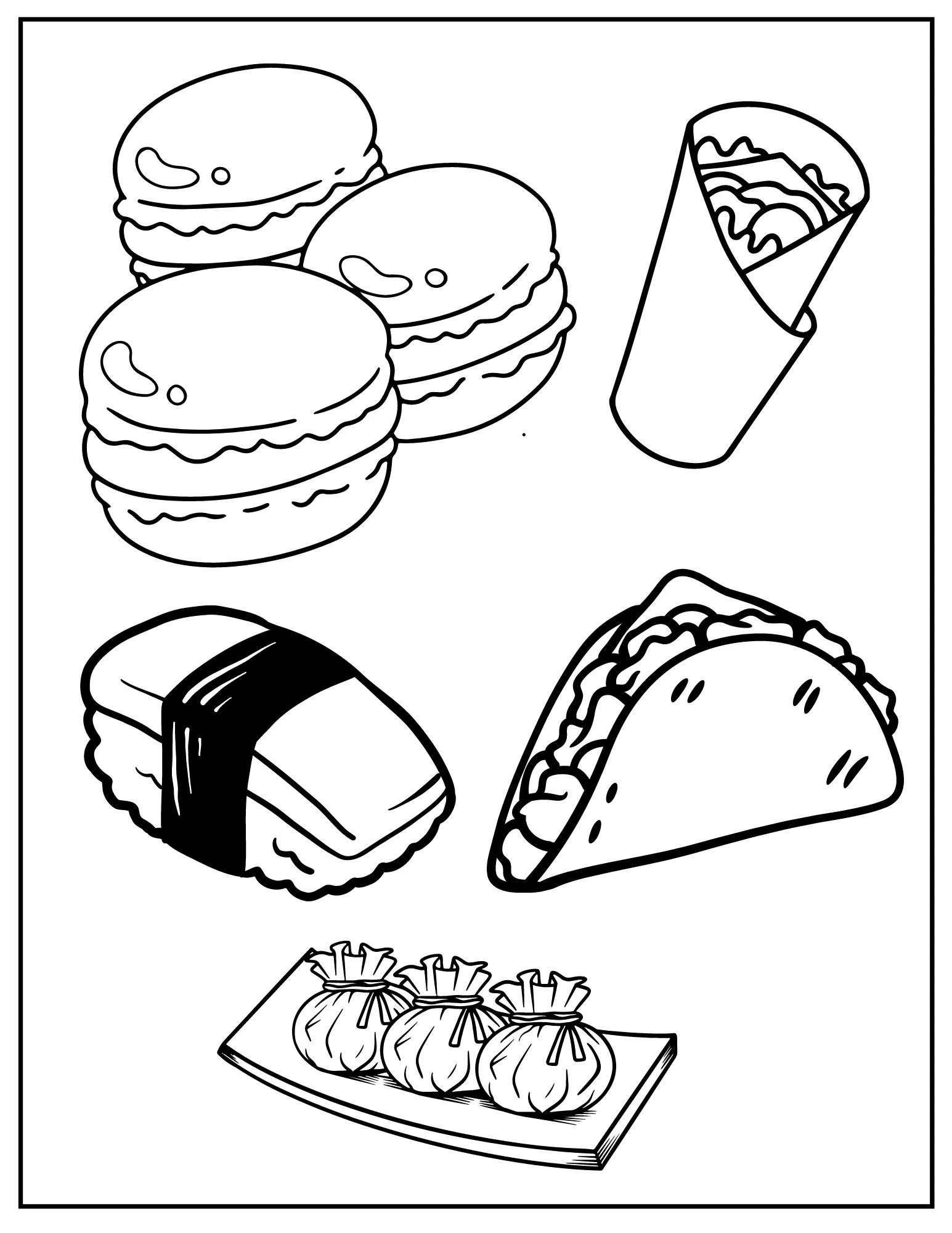 Gobble Till You Wobble: Thanksgiving Feast Coloring Adventure (PDF)