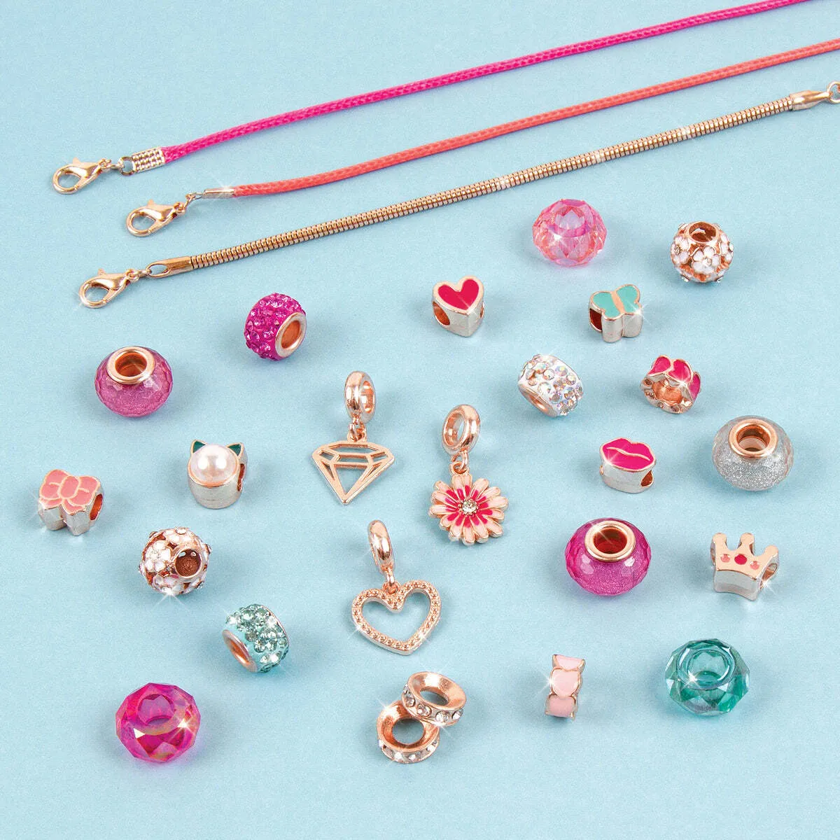 Halo Charms Bracelet - Think Pink