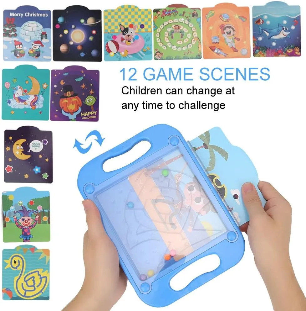 Hand Balance Puzzle Maze Game 12 Pattern Challenges - 522