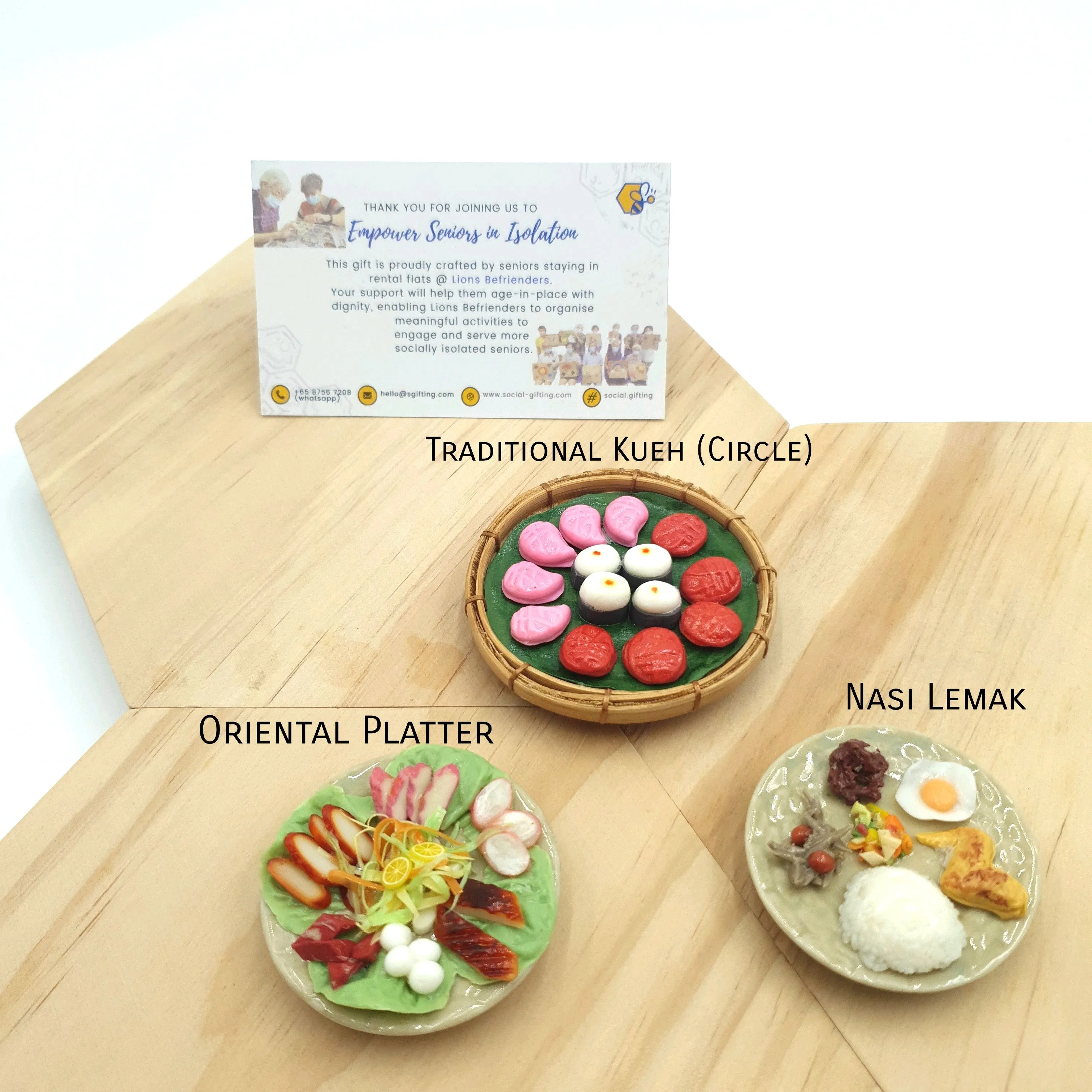 Handmade Miniature Food Platter Magnet (1)