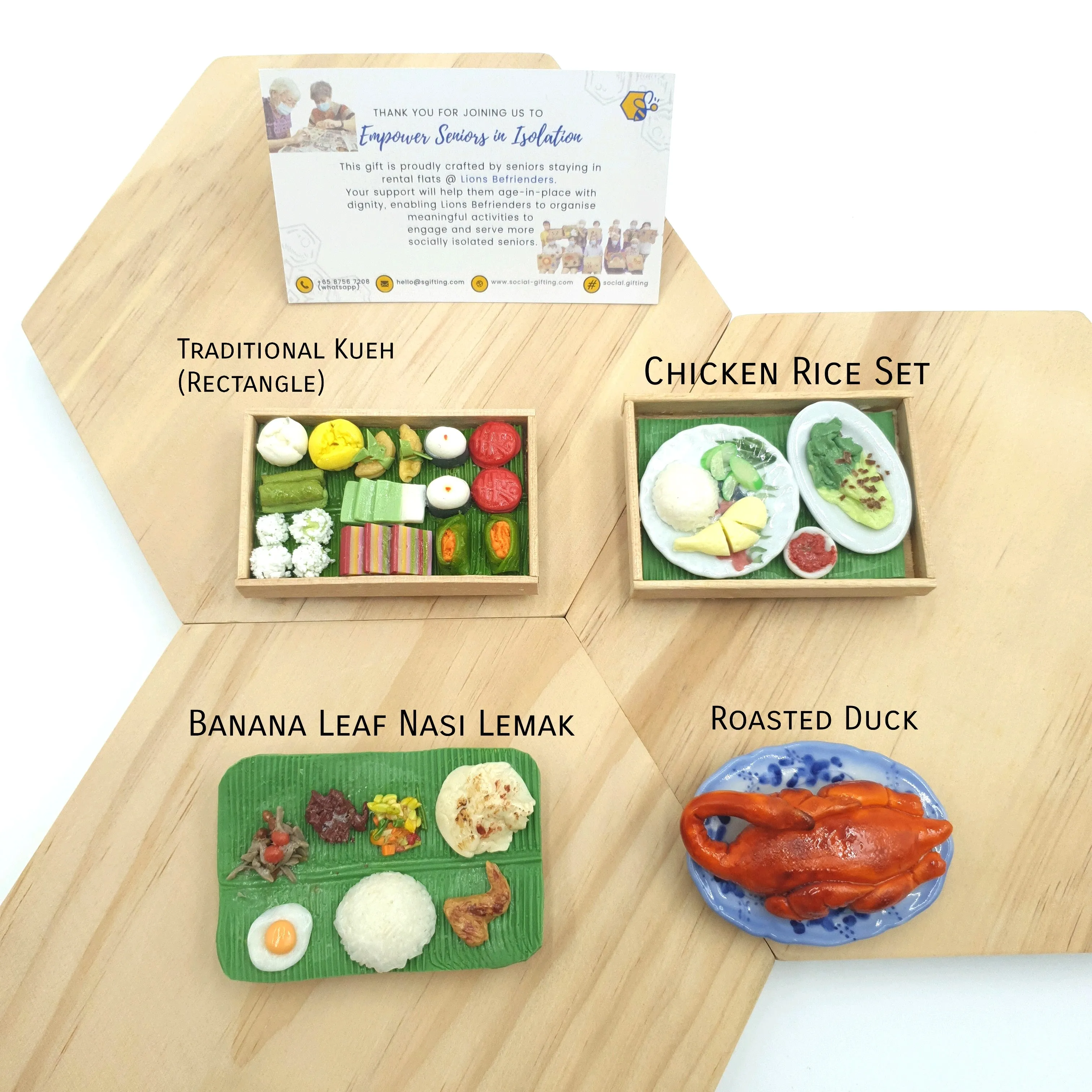 Handmade Miniature Food Platter Magnet (1)