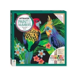 Hinkler Art Maker Paint by Numbers Beautiful Birds