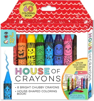 House of Crayons & Coloring Book