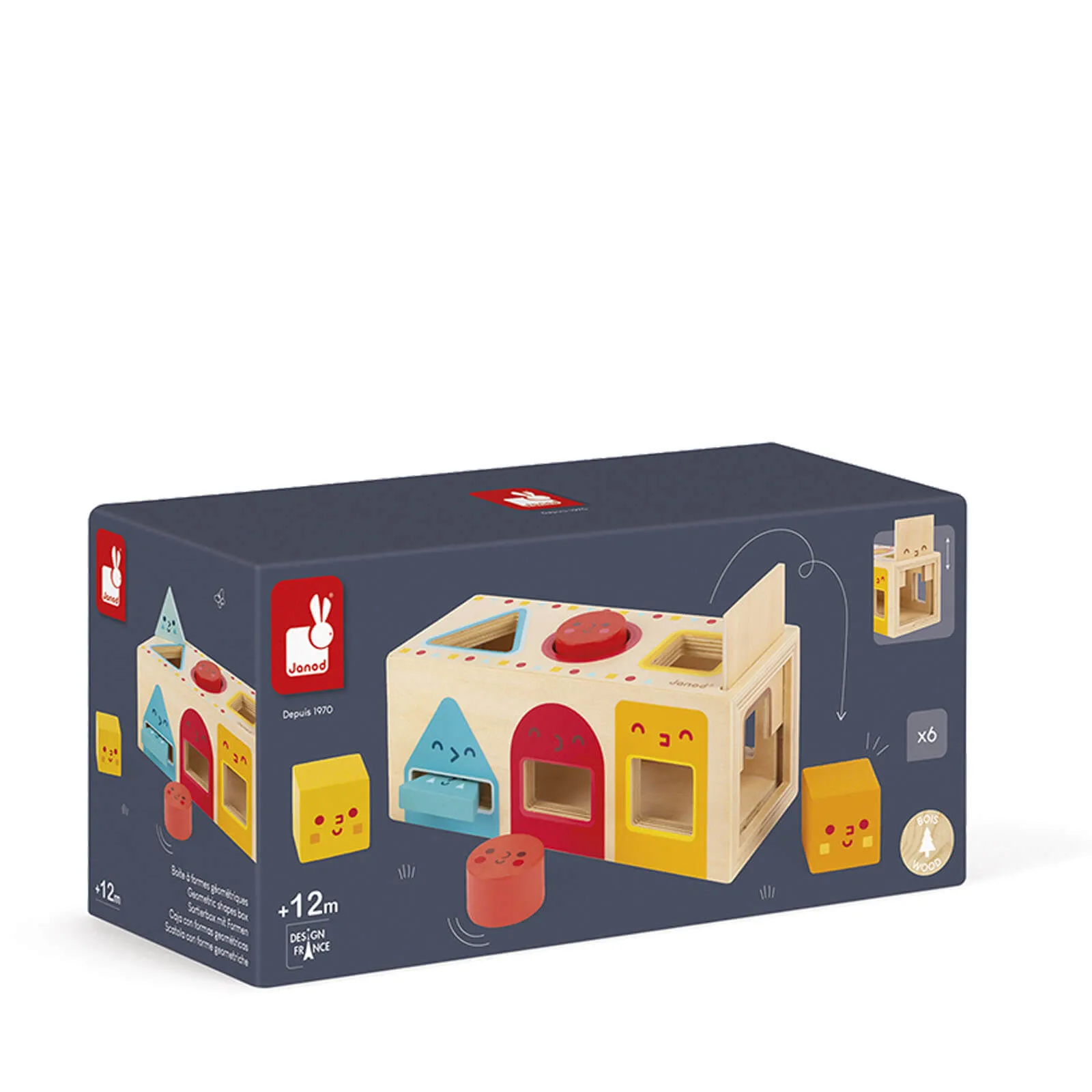 Janod Geometrische Formen Sortierbox