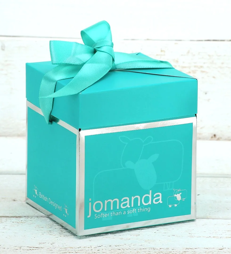 Jomanda Mini Snuggly Bunny Baby Blue With Pop up Box