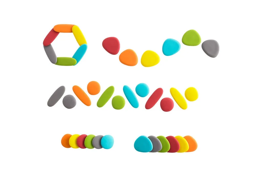 Junior Rainbow Pebbles Earth Colours 36pc