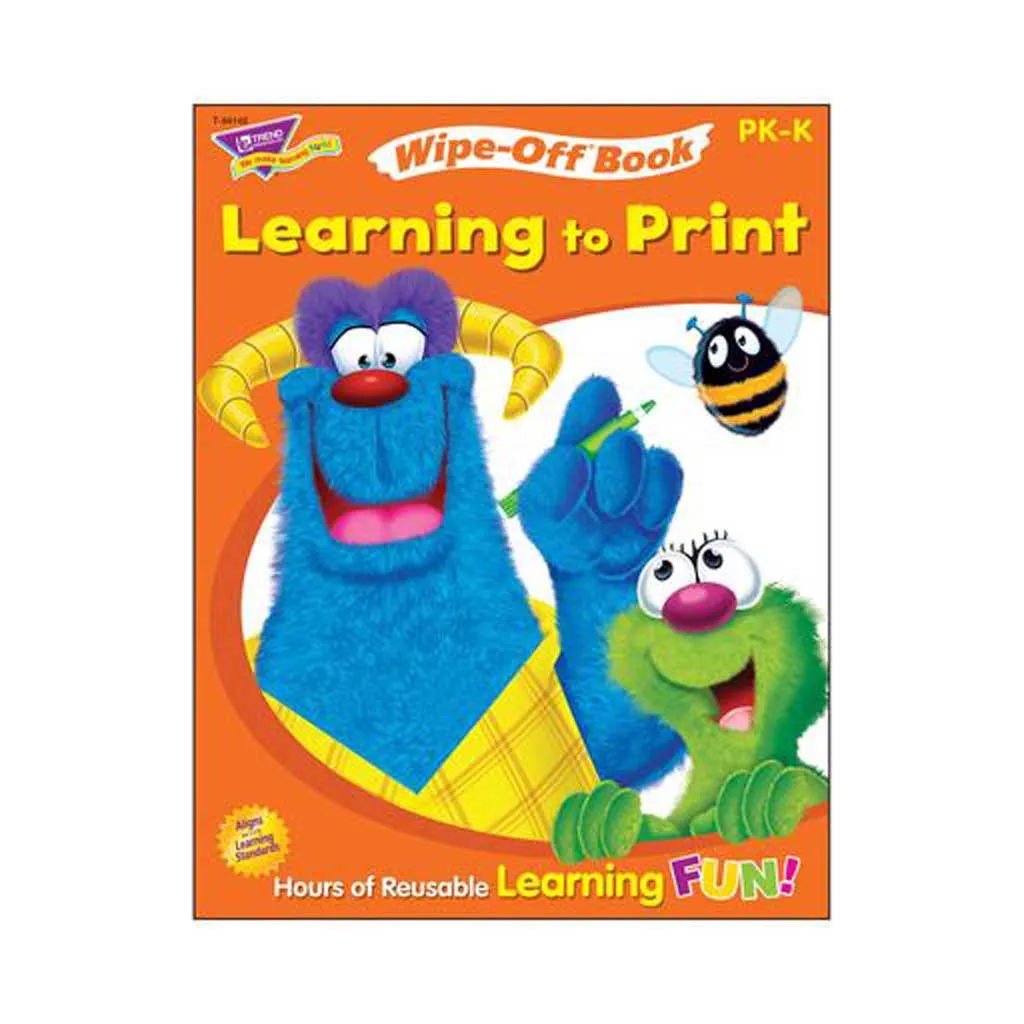 Learning to Print Wipe-Off Book