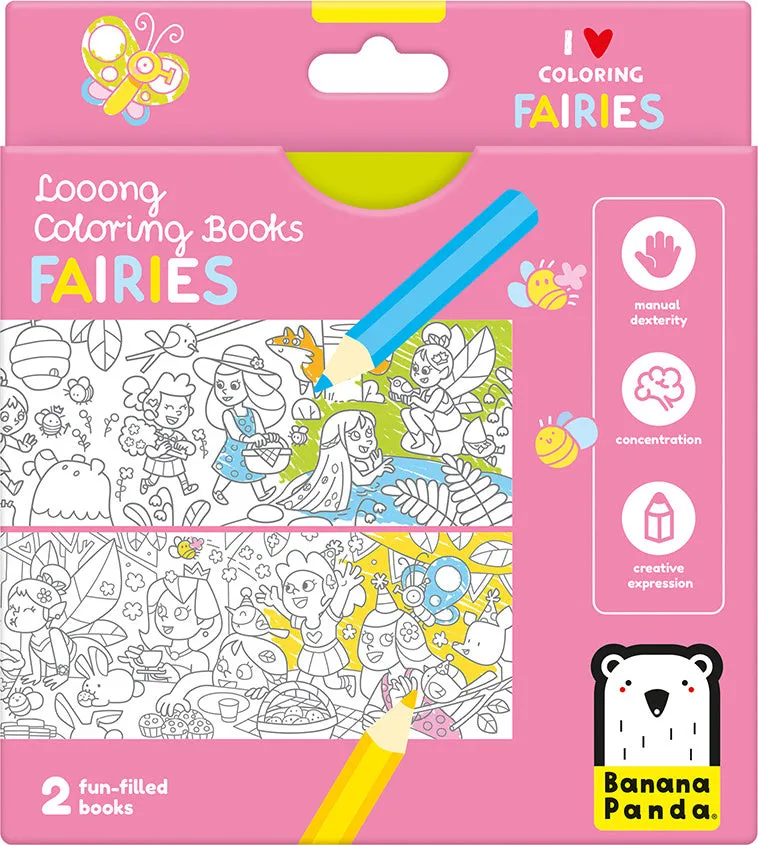 Looong Coloring Books Fairies