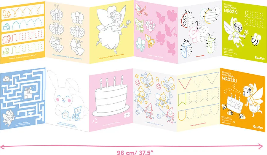 Looong Coloring Books Fairies