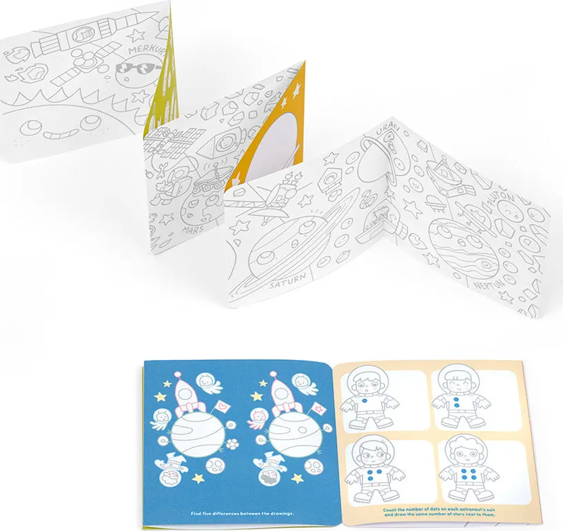 Looong Coloring Books Space