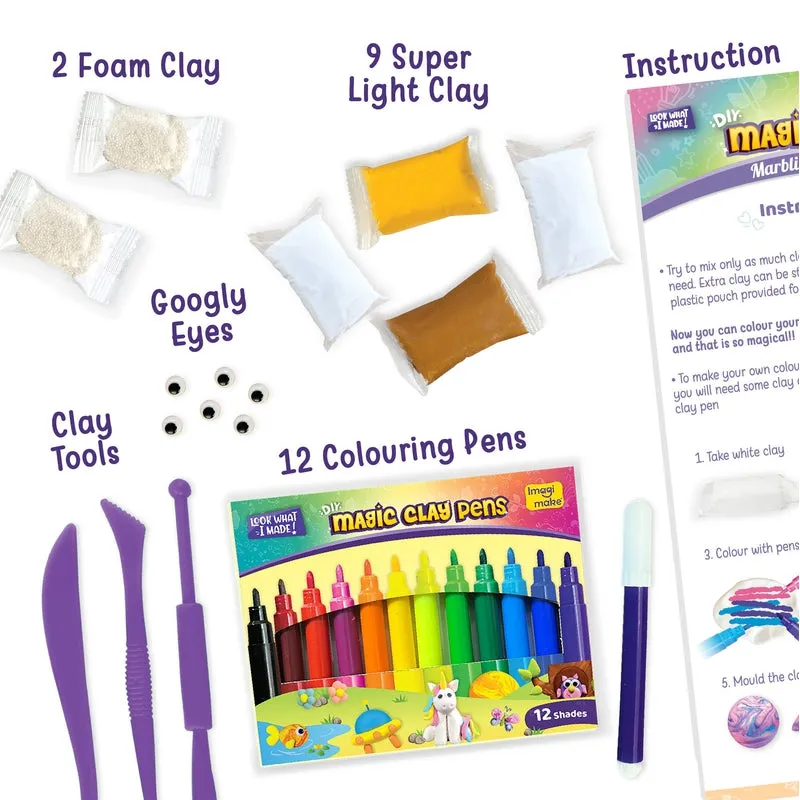 Magic Clay - Marbling Animals Activity Kit
