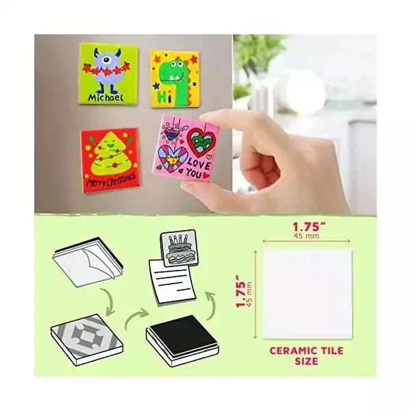 Magnetic Tile Art Painting Kit - 10 Tiles