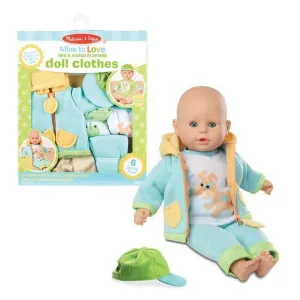 Melissa & Doug Mine to Love - Mix & Match Playtime Doll Clothes Set (Pre-Order)
