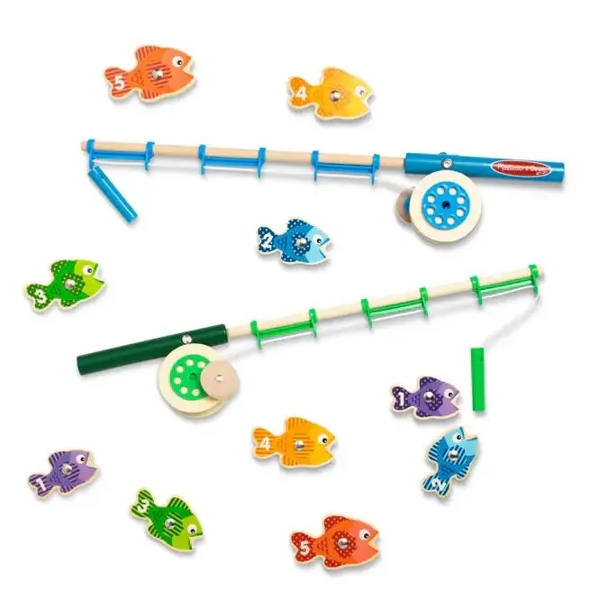 Melissa & Doug Wooden Catch & Count Fishing Game
