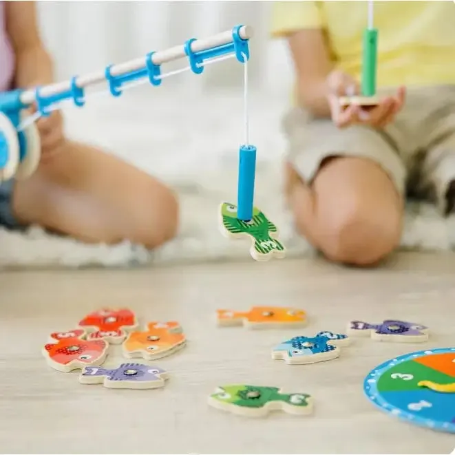 Melissa & Doug Wooden Catch & Count Fishing Game