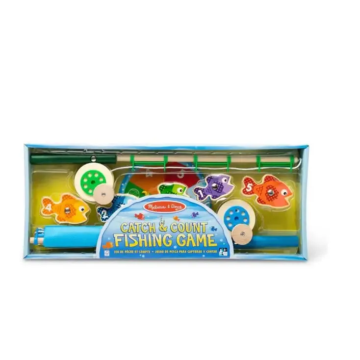 Melissa & Doug Wooden Catch & Count Fishing Game